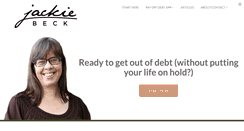 Desktop Screenshot of jackiebeck.com