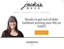 Tablet Screenshot of jackiebeck.com
